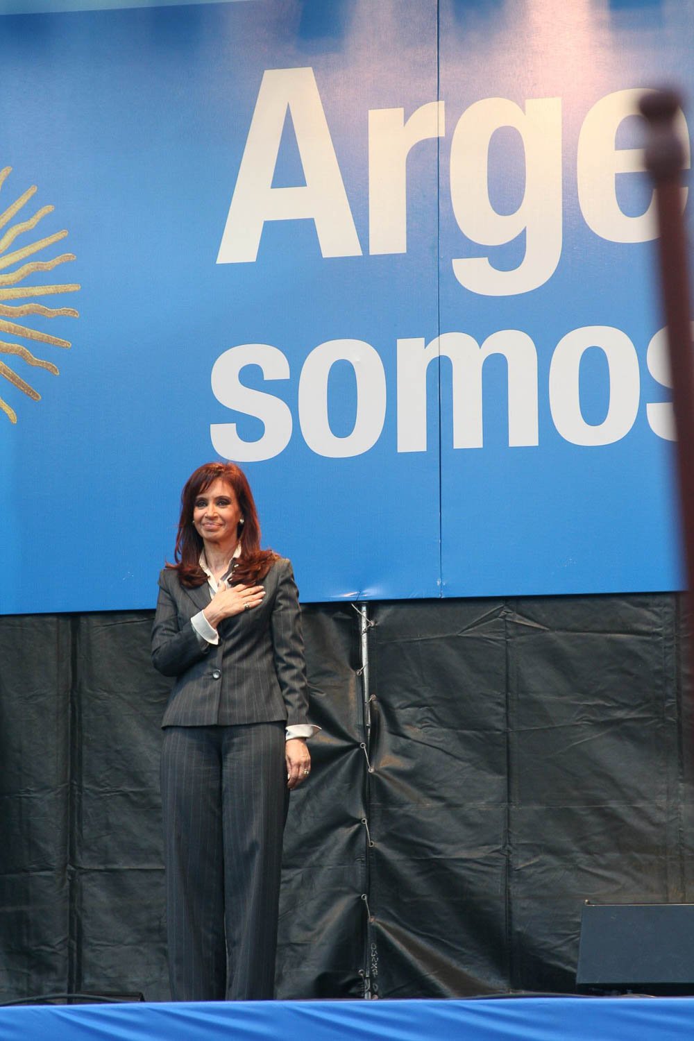 Fotografía de Estanislao Santos: Fotos de Cristina Fernández y Néstor Kirchner