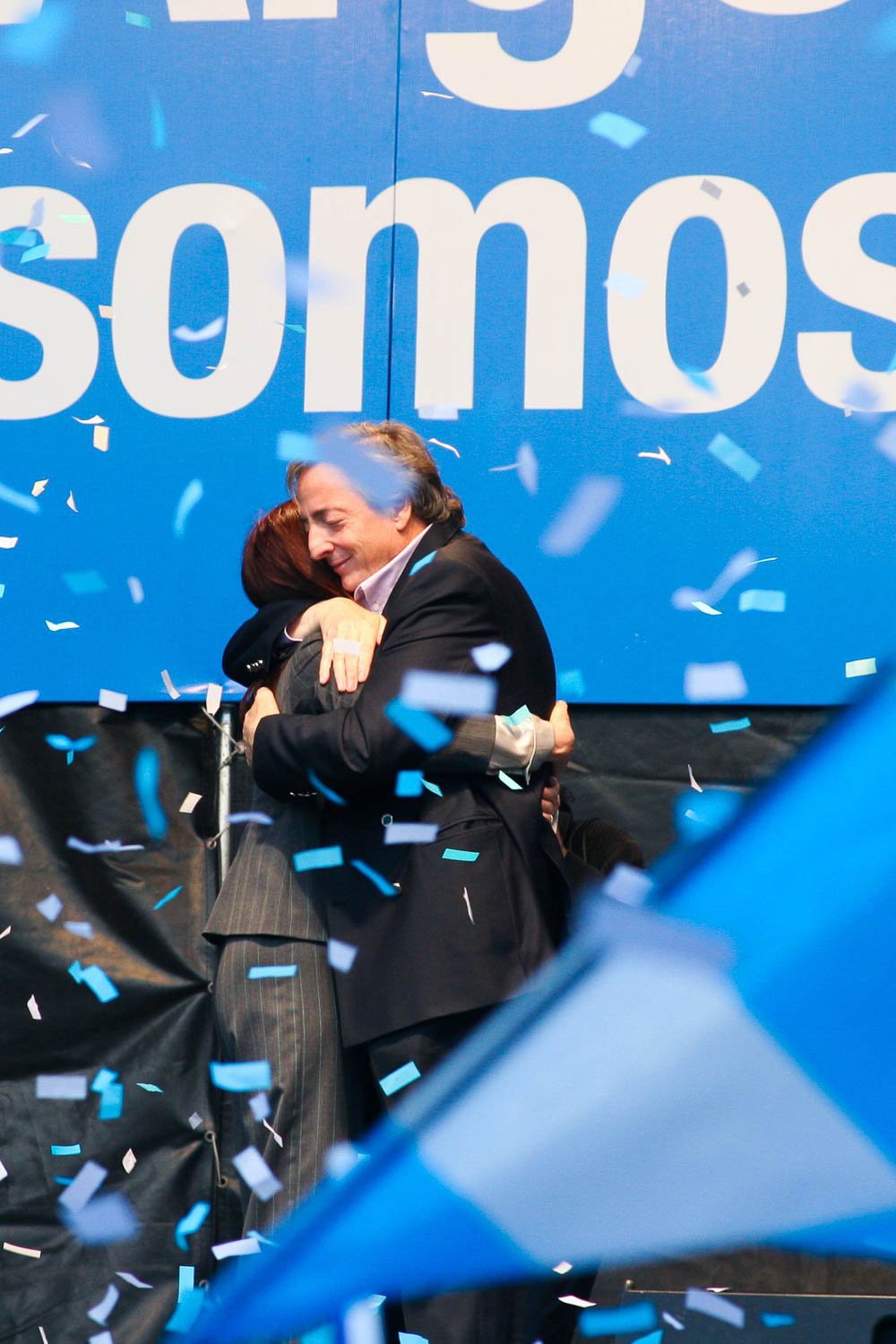 Fotografía de Estanislao Santos: Fotos de Cristina Fernández y Néstor Kirchner