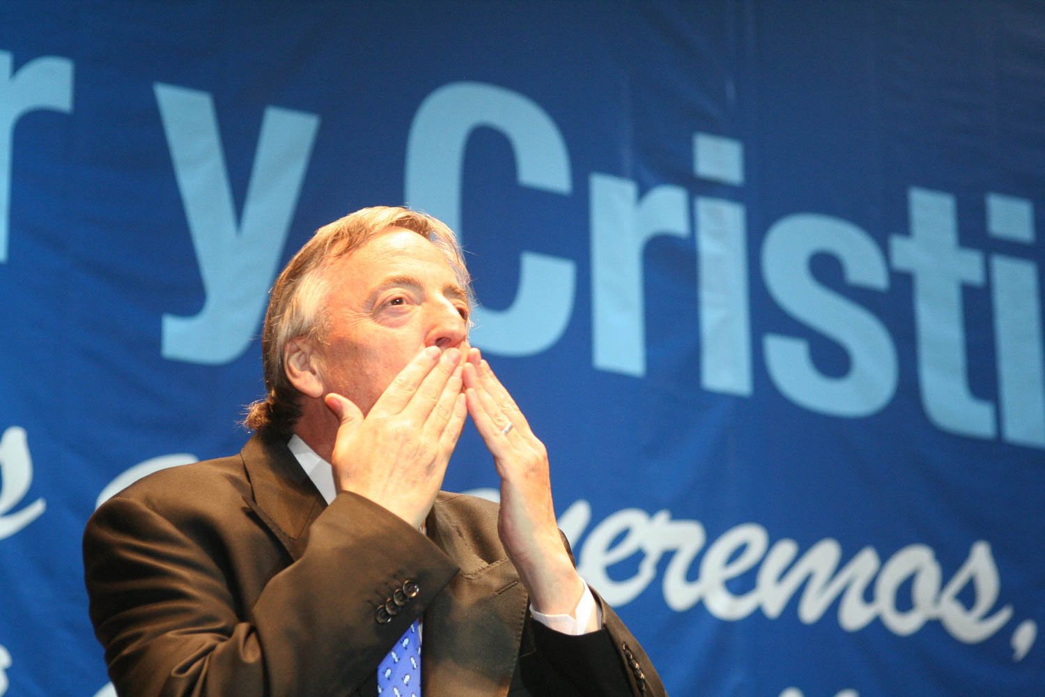 Fotografía de Estanislao Santos: Fotos de Cristina Fernández y Néstor Kirchner