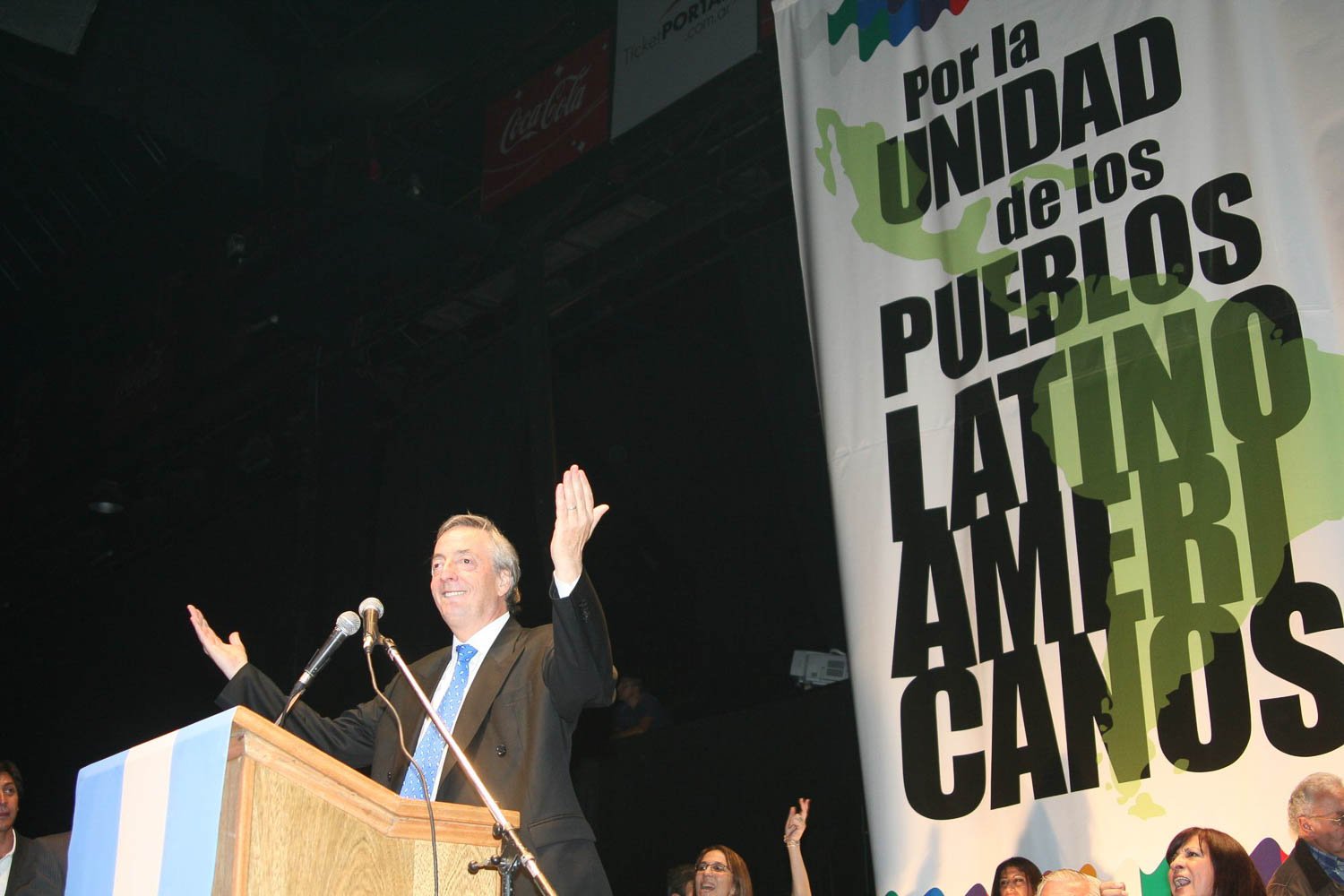 Fotografía de Estanislao Santos: Fotos de Cristina Fernández y Néstor Kirchner