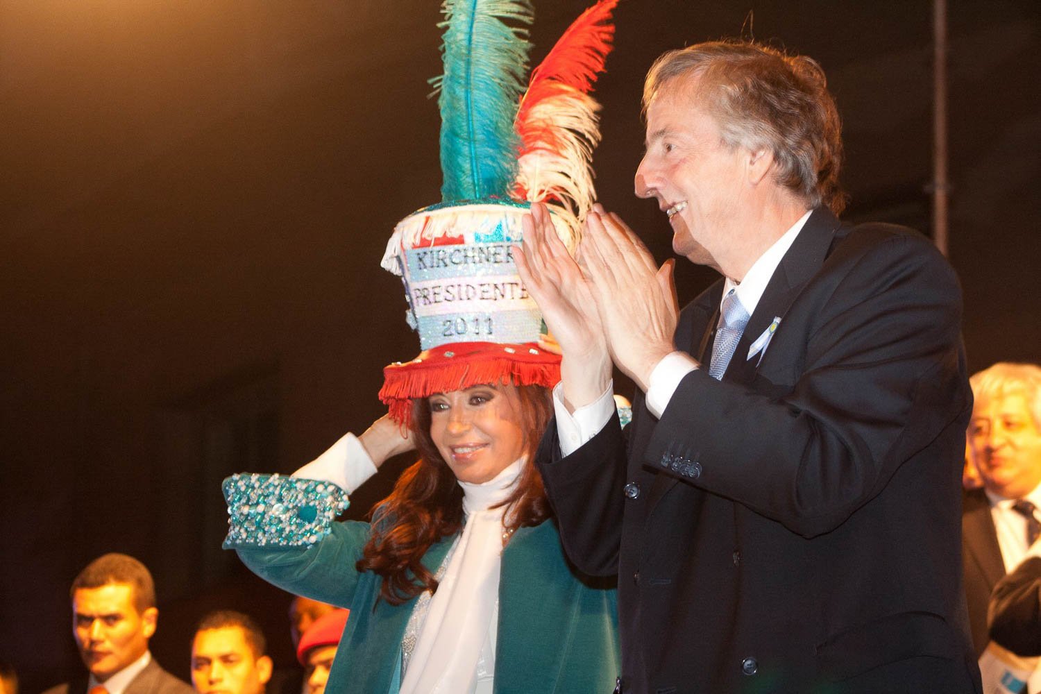 Fotografía de Estanislao Santos: Fotos de Cristina Fernández y Néstor Kirchner