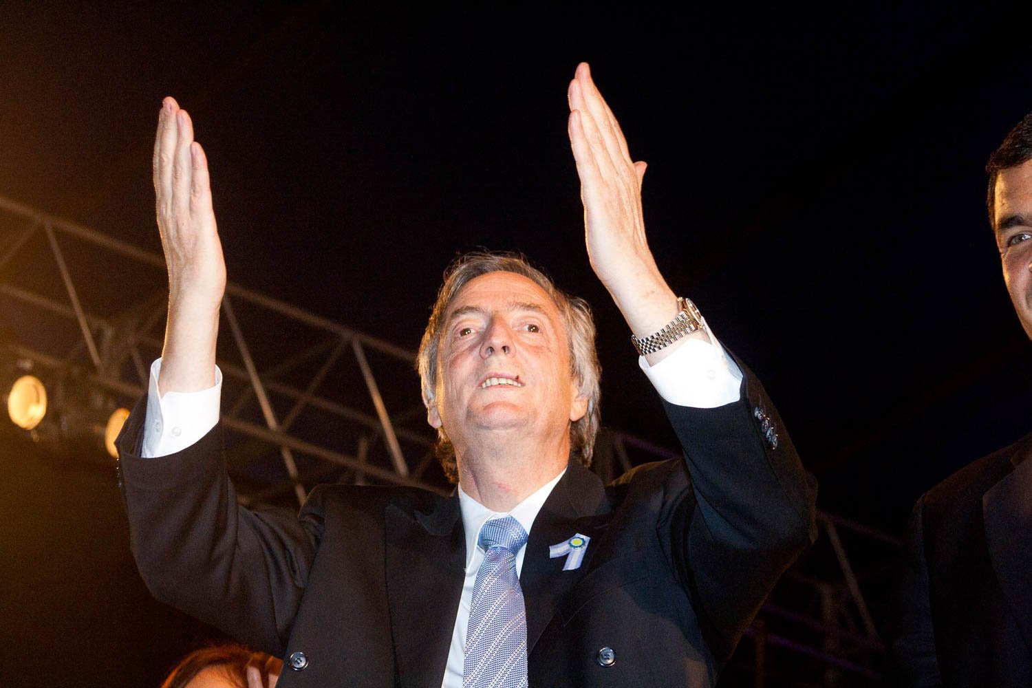 Fotografía de Estanislao Santos: Fotos de Cristina Fernández y Néstor Kirchner