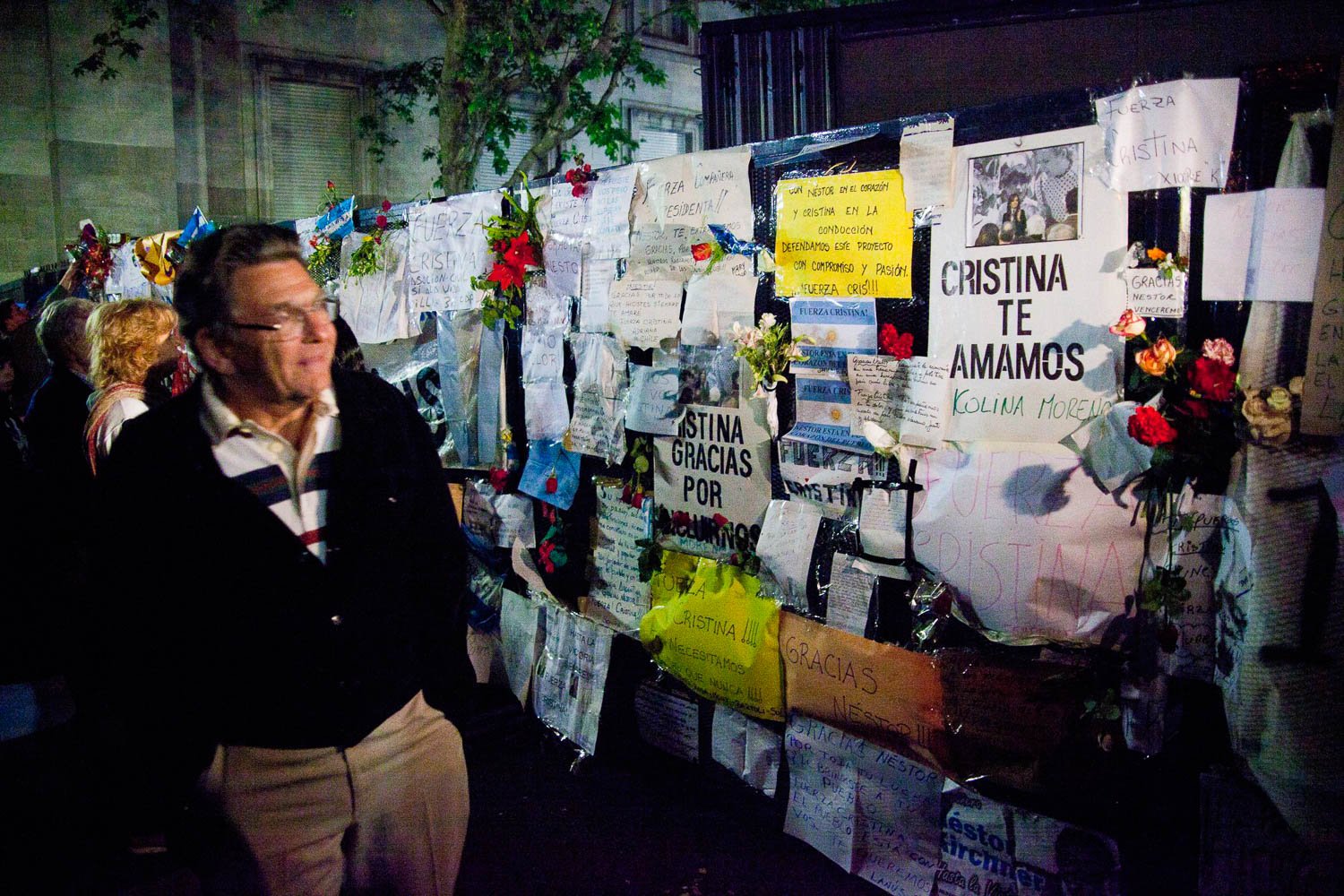 Fotografía de Estanislao Santos: Fotos de Cristina Fernández y Néstor Kirchner