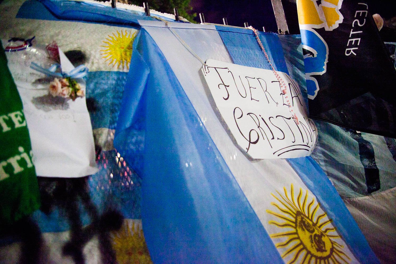 Fotografía de Estanislao Santos: Fotos de Cristina Fernández y Néstor Kirchner