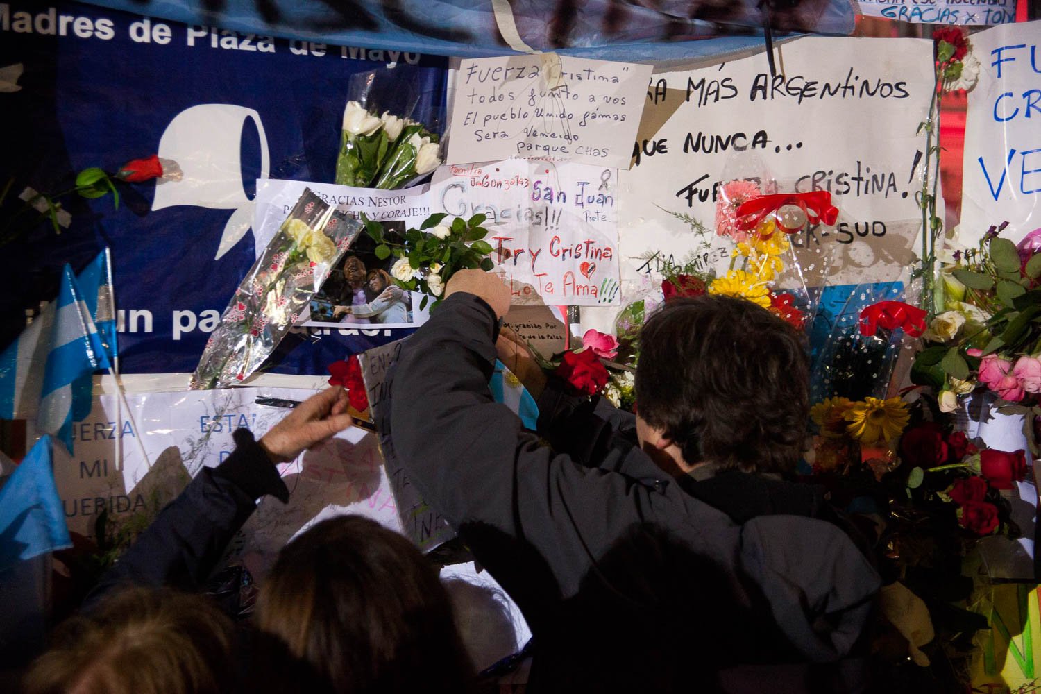 Fotografía de Estanislao Santos: Fotos de Cristina Fernández y Néstor Kirchner