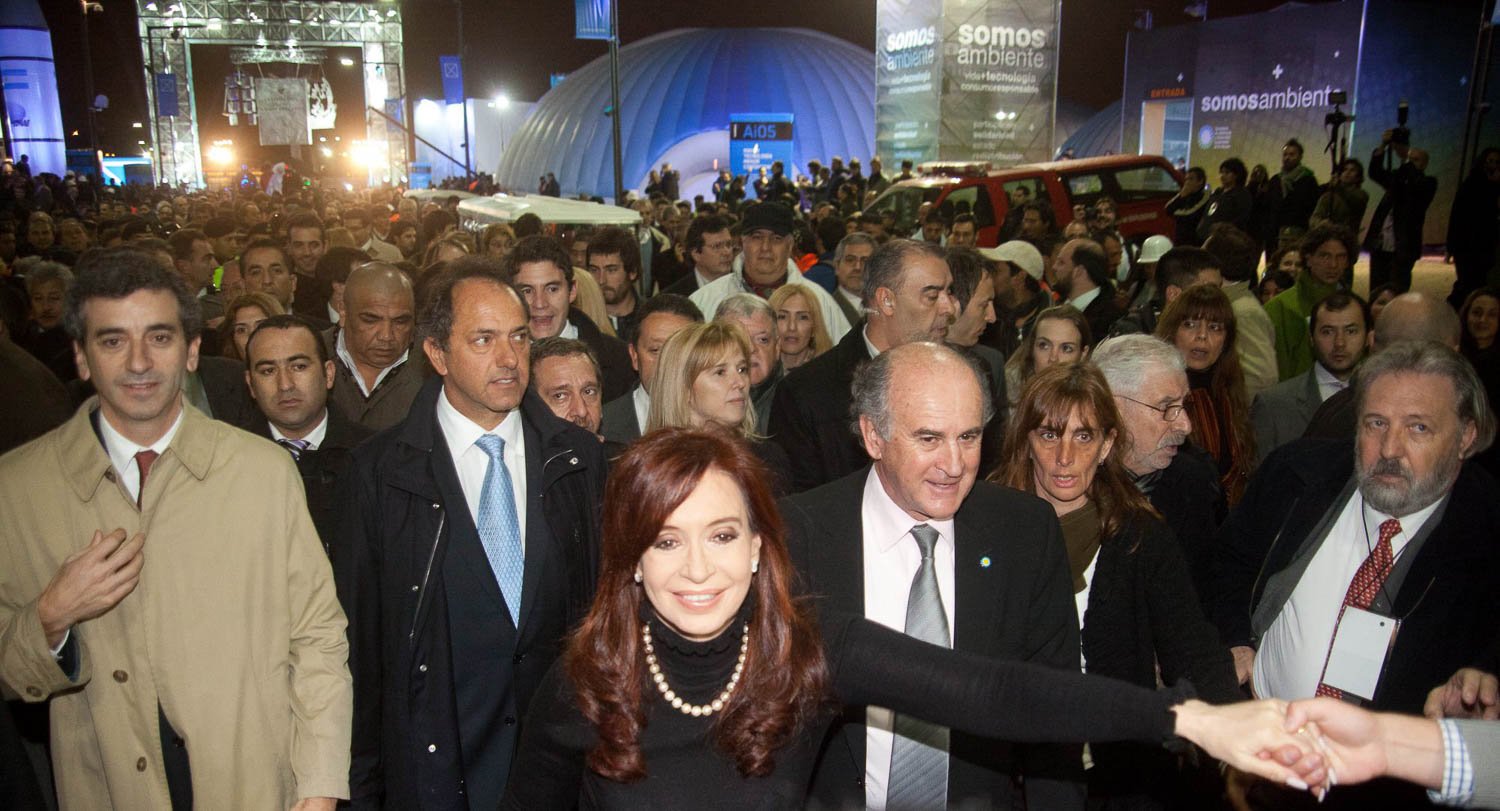 Fotografía de Estanislao Santos: Fotos de Cristina Fernández y Néstor Kirchner