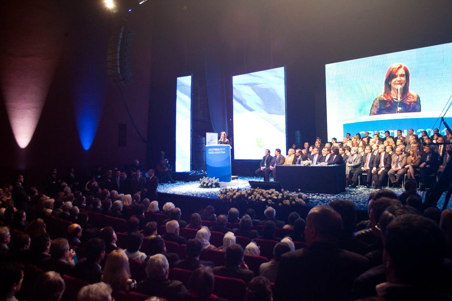 Fotografía de Estanislao Santos: Fotos de Cristina Fernández y Néstor Kirchner