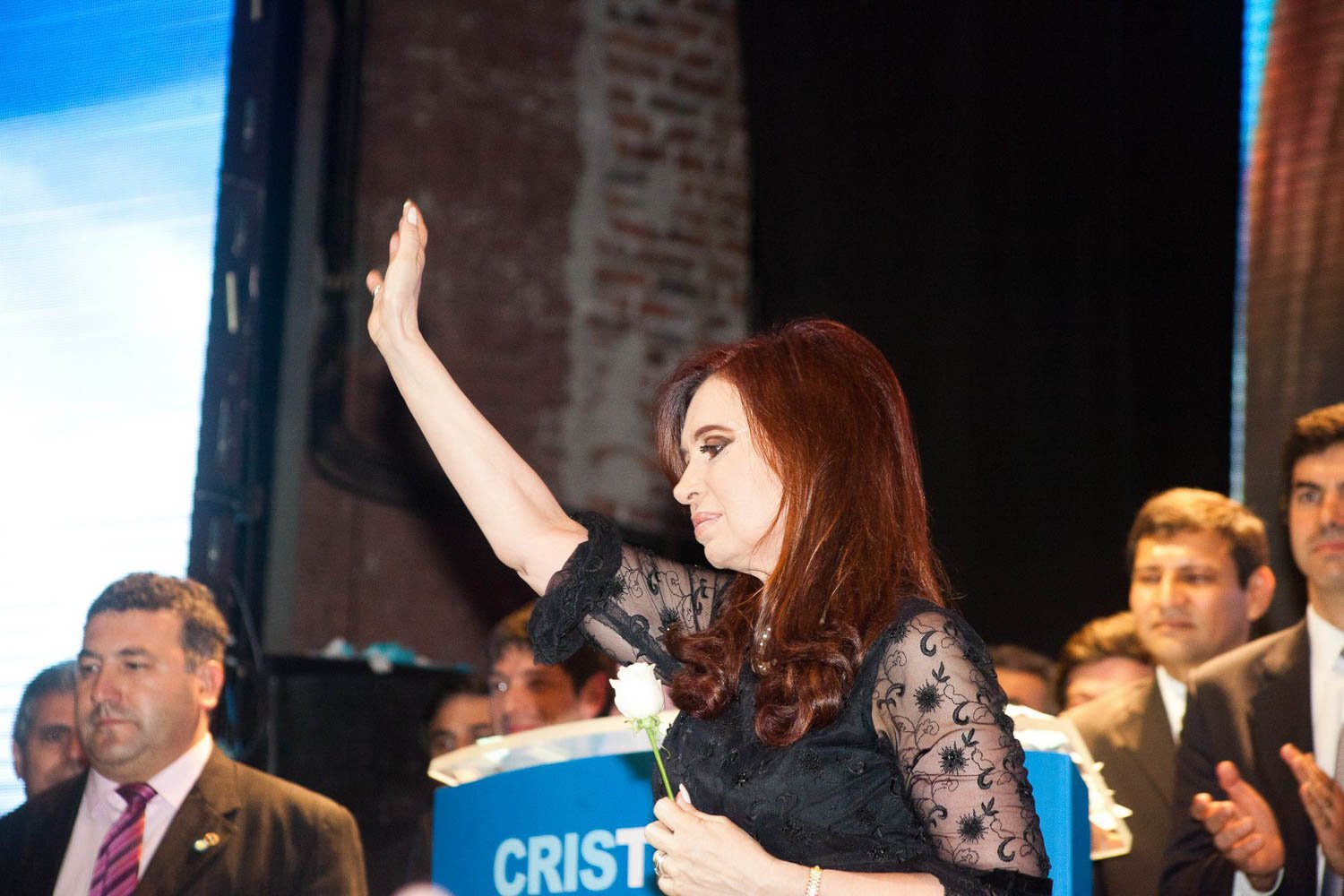 Fotografía de Estanislao Santos: Fotos de Cristina Fernández y Néstor Kirchner