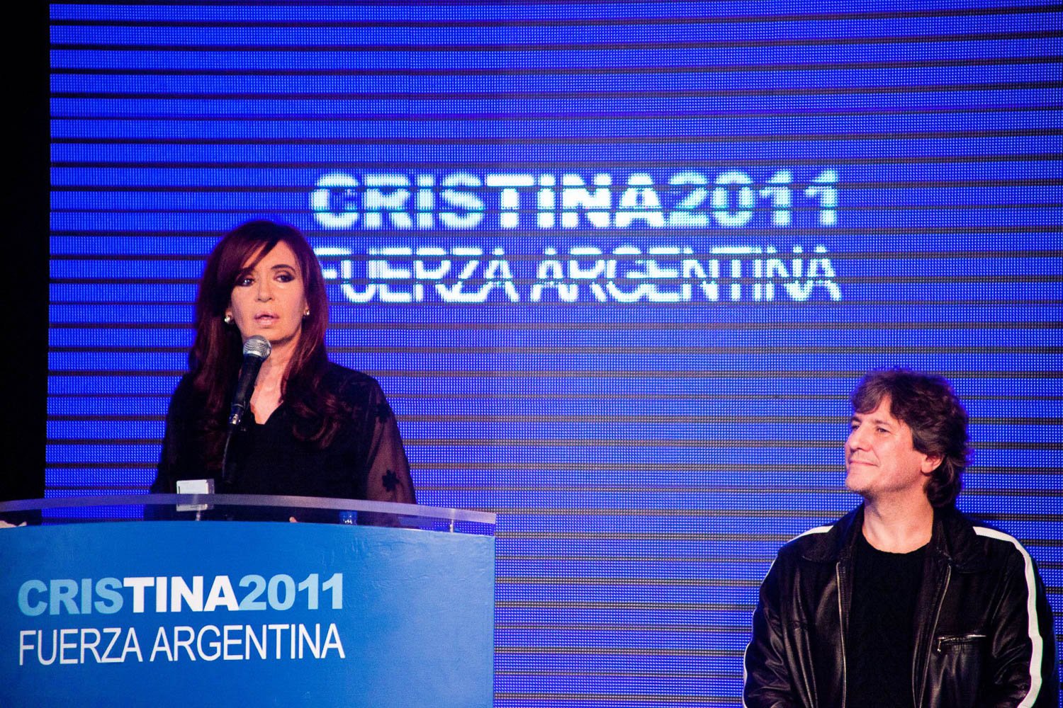 Fotografía de Estanislao Santos: Fotos de Cristina Fernández y Néstor Kirchner
