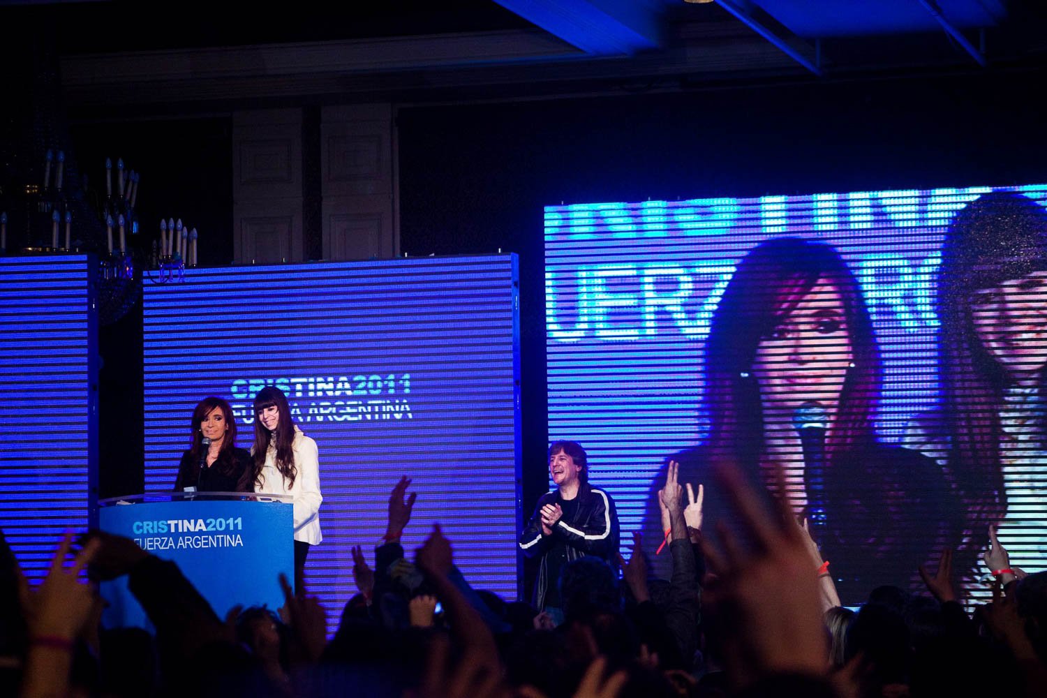 Fotografía de Estanislao Santos: Fotos de Cristina Fernández y Néstor Kirchner