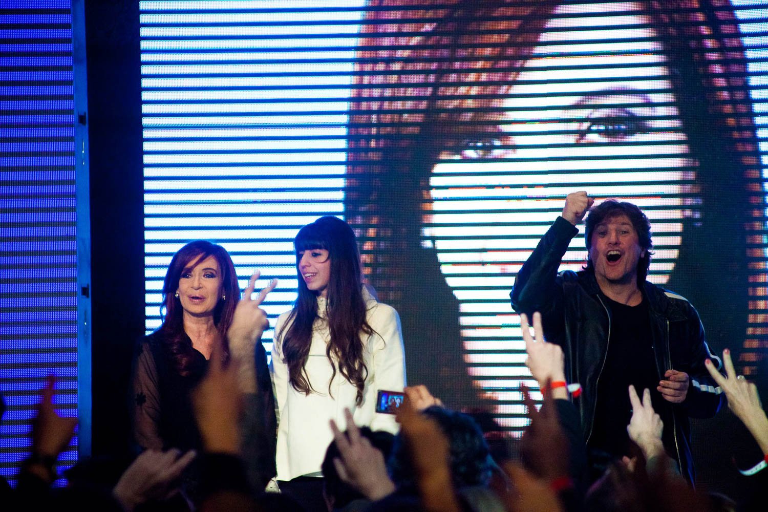 Fotografía de Estanislao Santos: Fotos de Cristina Fernández y Néstor Kirchner