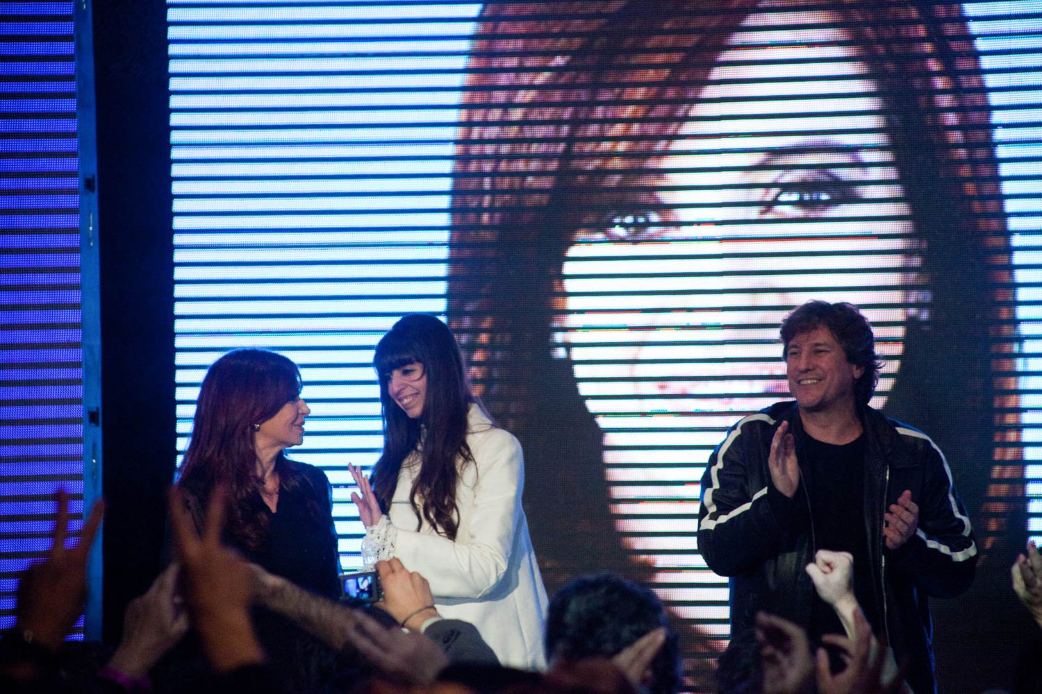 Fotografía de Estanislao Santos: Fotos de Cristina Fernández y Néstor Kirchner