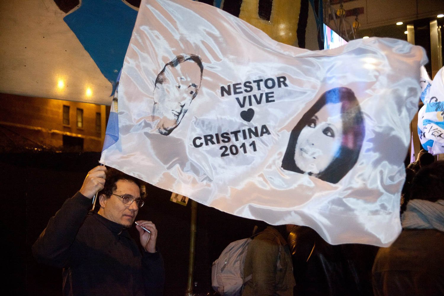 Fotografía de Estanislao Santos: Fotos de Cristina Fernández y Néstor Kirchner