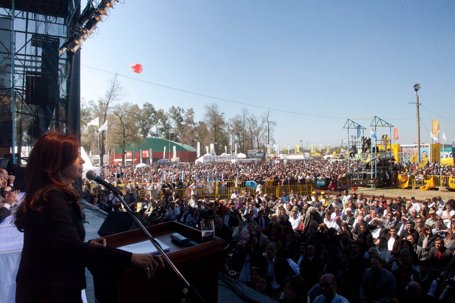 Fotografía de Estanislao Santos: Fotos de Cristina Fernández y Néstor Kirchner
