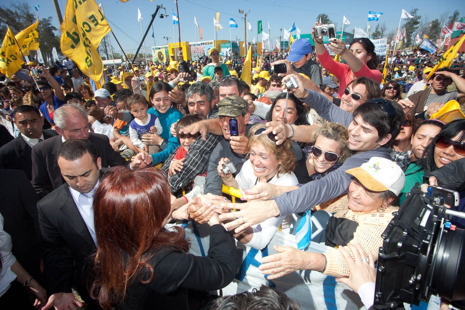 Fotografía de Estanislao Santos: Fotos de Cristina Fernández y Néstor Kirchner