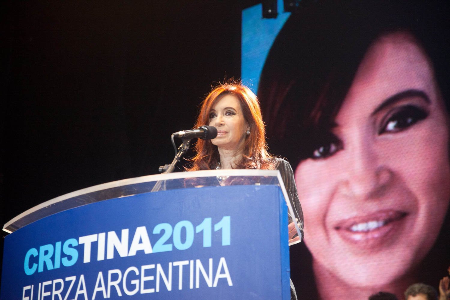 Fotografía de Estanislao Santos: Fotos de Cristina Fernández y Néstor Kirchner