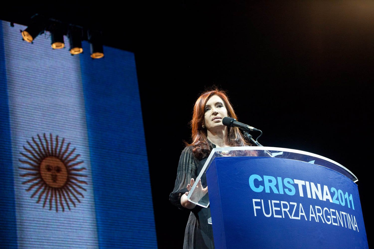 Fotografía de Estanislao Santos: Fotos de Cristina Fernández y Néstor Kirchner