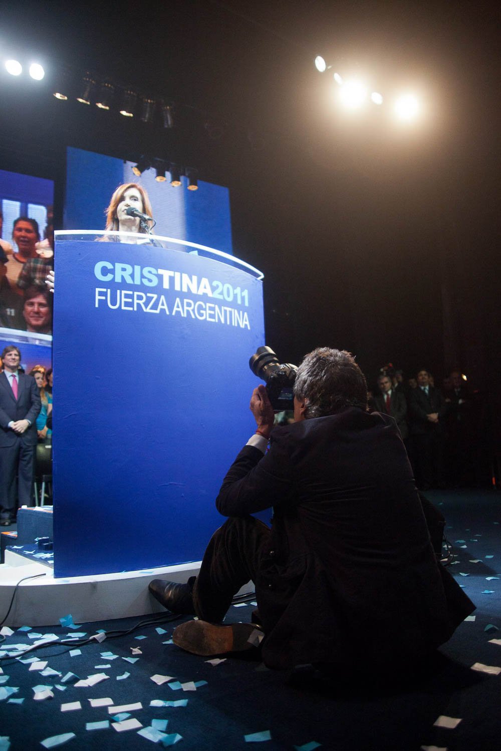 Fotografía de Estanislao Santos: Fotos de Cristina Fernández y Néstor Kirchner