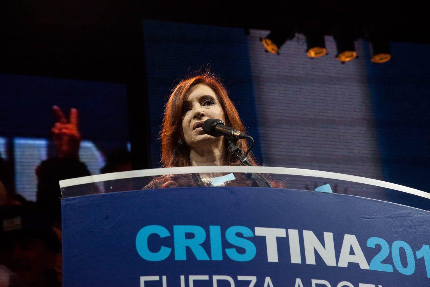 Fotografía de Estanislao Santos: Fotos de Cristina Fernández y Néstor Kirchner