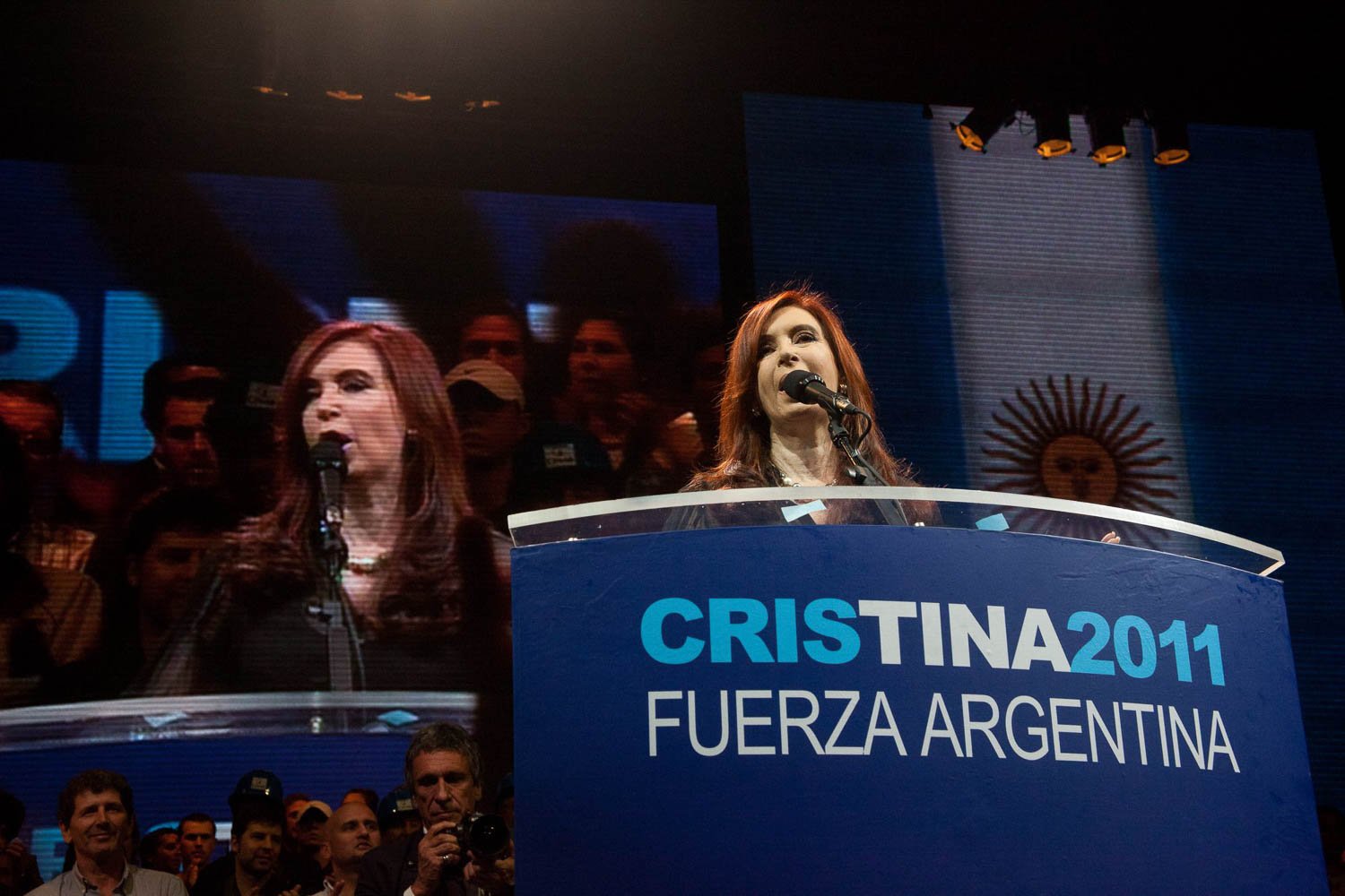 Fotografía de Estanislao Santos: Fotos de Cristina Fernández y Néstor Kirchner