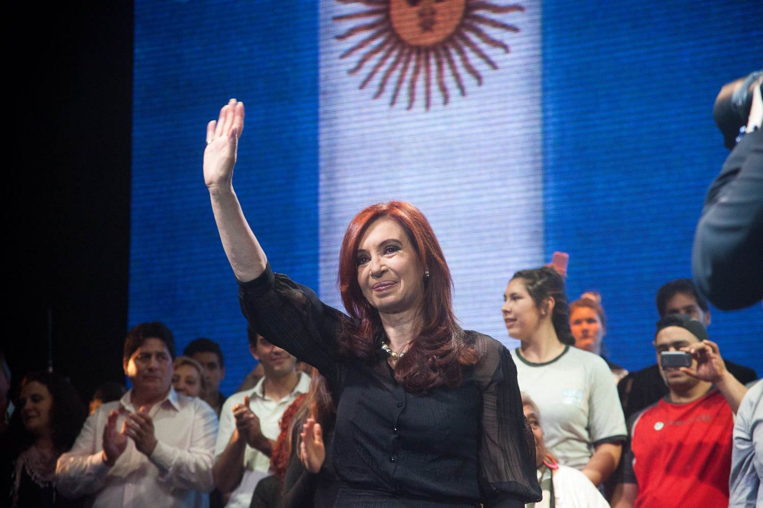 Fotografía de Estanislao Santos: Fotos de Cristina Fernández y Néstor Kirchner