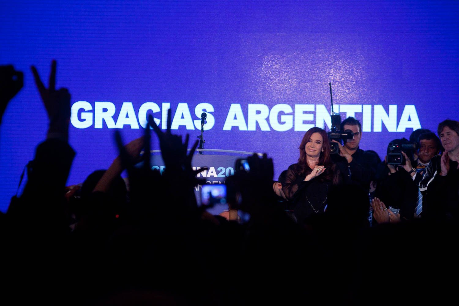 Fotografía de Estanislao Santos: Fotos de Cristina Fernández y Néstor Kirchner