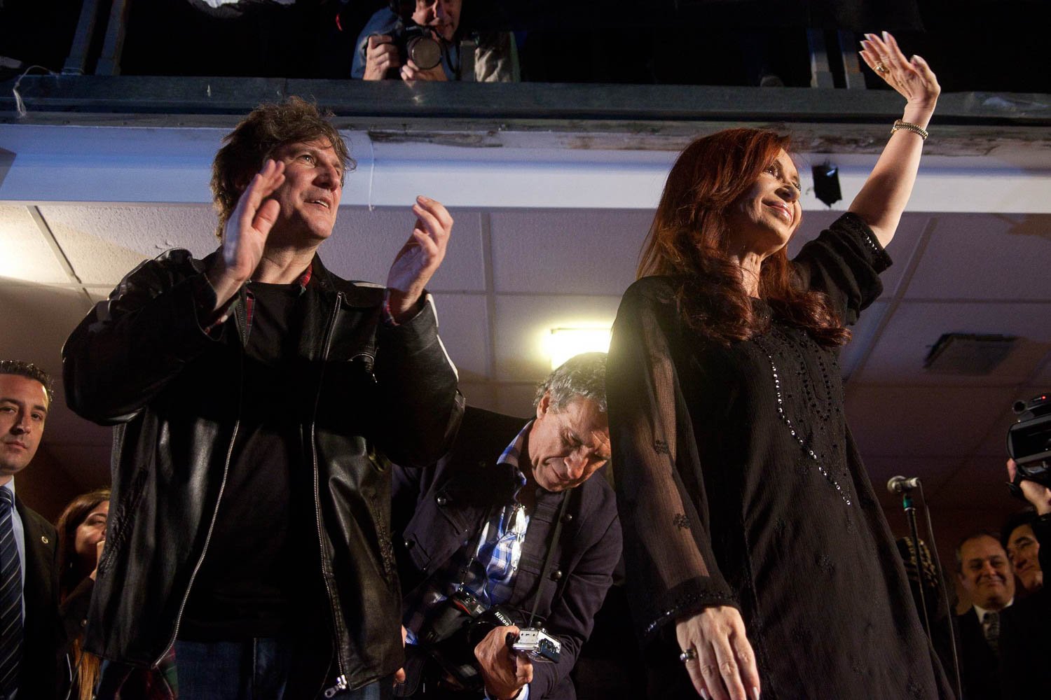 Fotografía de Estanislao Santos: Fotos de Cristina Fernández y Néstor Kirchner