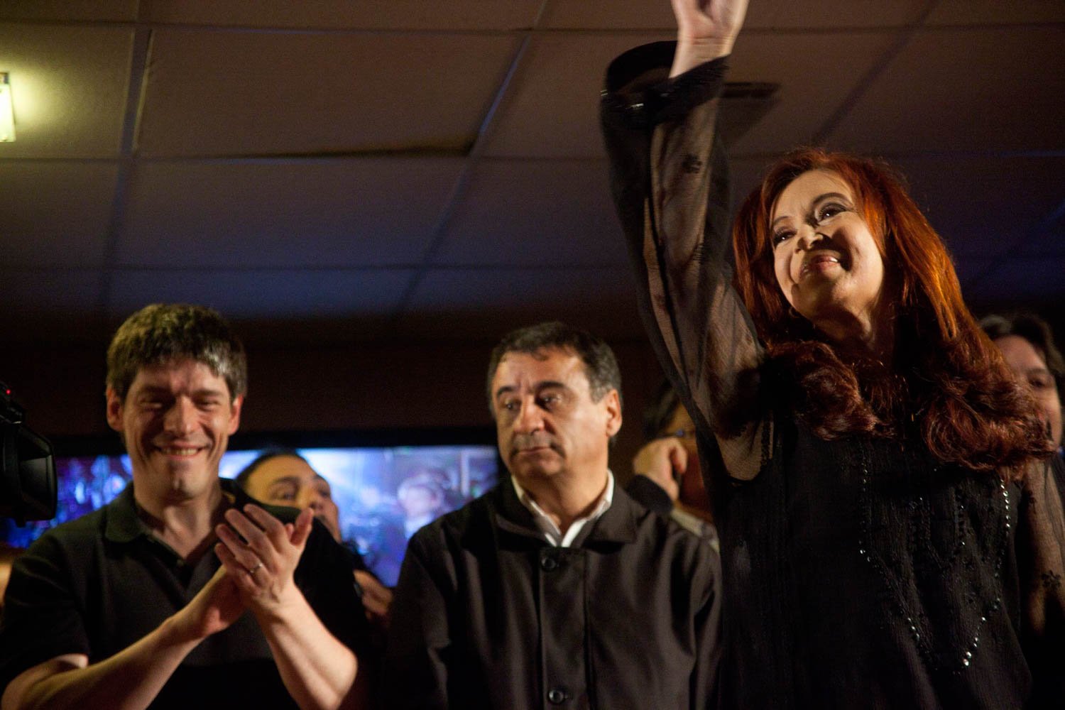 Fotografía de Estanislao Santos: Fotos de Cristina Fernández y Néstor Kirchner