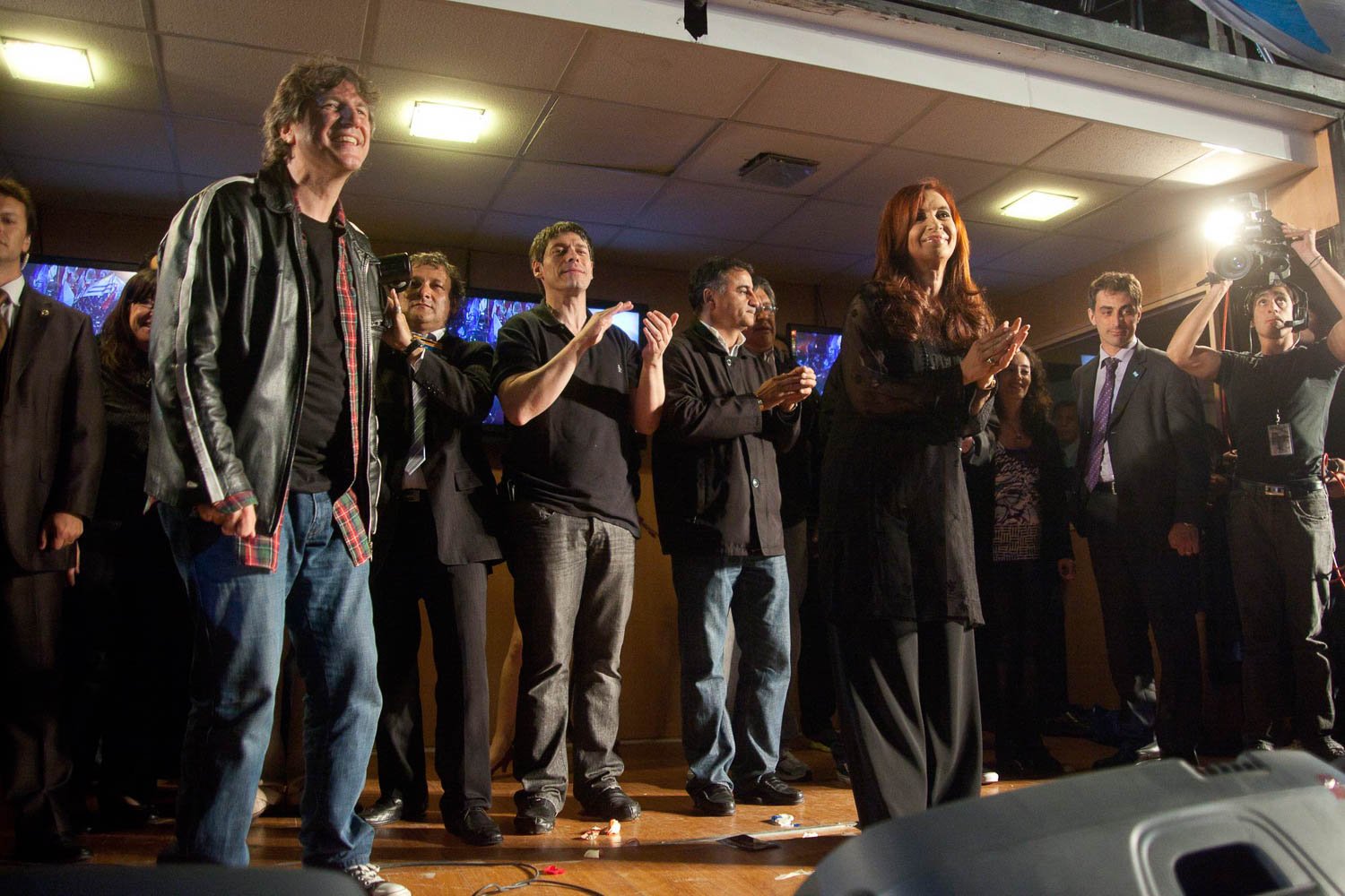 Fotografía de Estanislao Santos: Fotos de Cristina Fernández y Néstor Kirchner