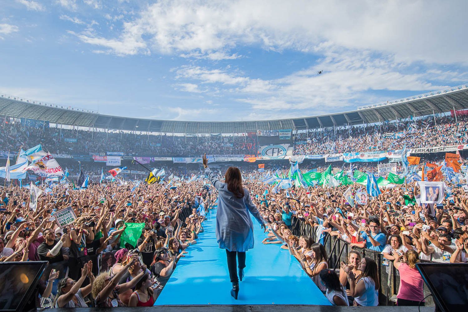 Fotografía de Estanislao Santos: Fotos de Cristina Fernández y Néstor Kirchner