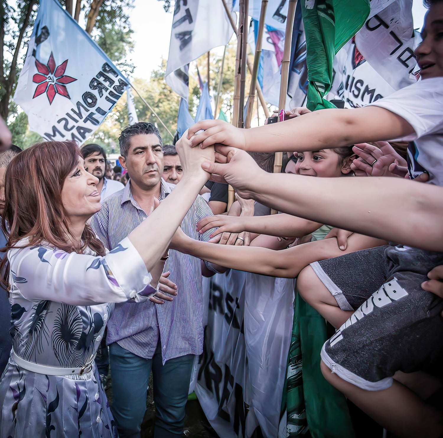 Fotografía de Estanislao Santos: Fotos de Cristina Fernández y Néstor Kirchner