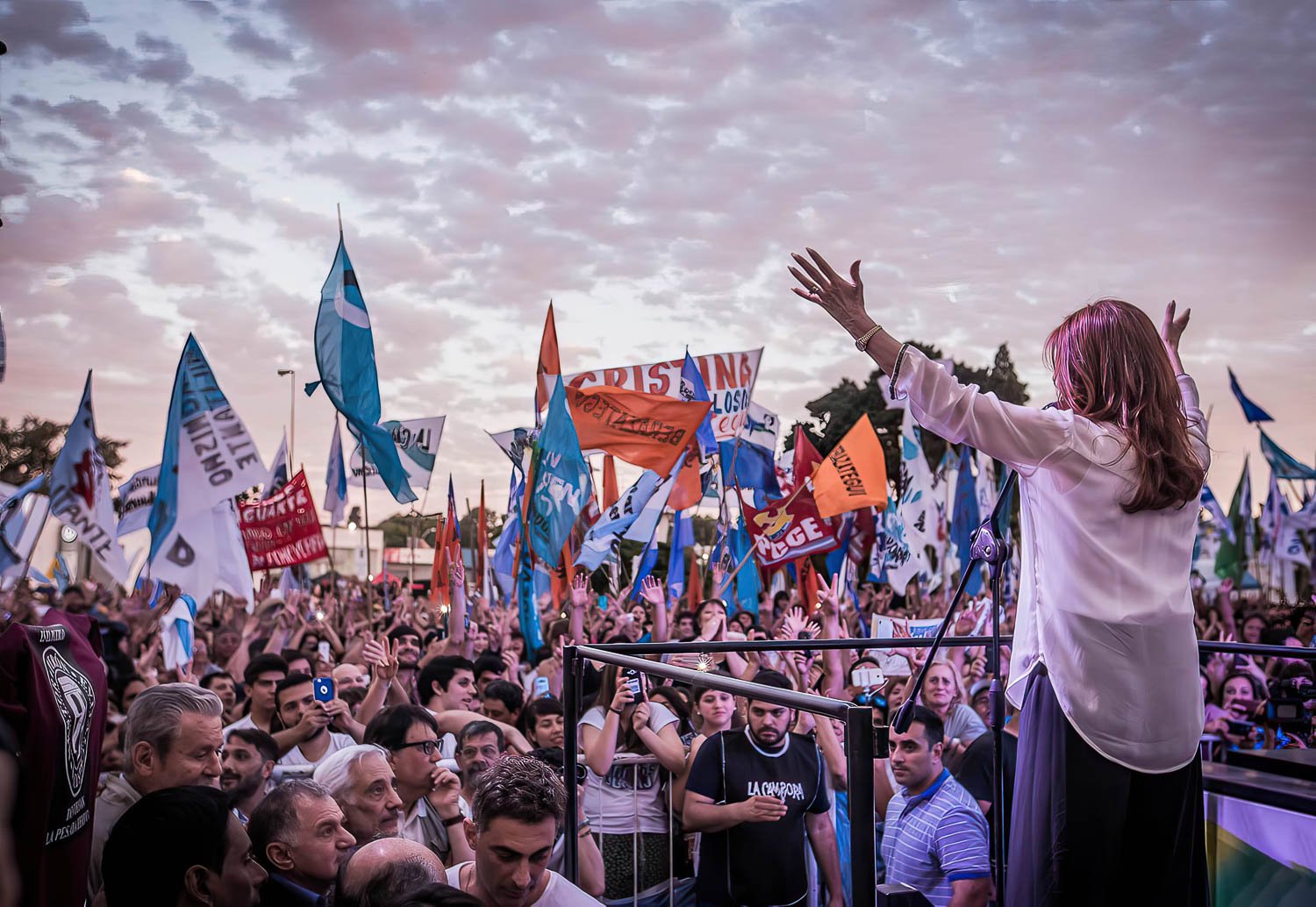 Fotografía de Estanislao Santos: Fotos de Cristina Fernández y Néstor Kirchner