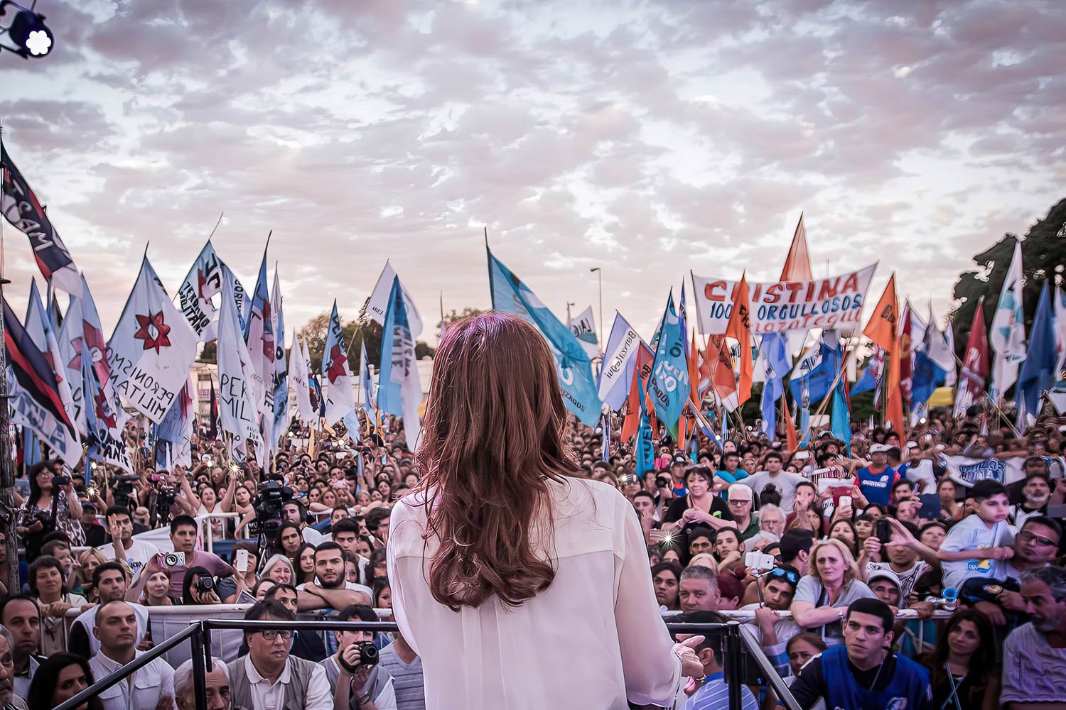 Fotografía de Estanislao Santos: Fotos de Cristina Fernández y Néstor Kirchner