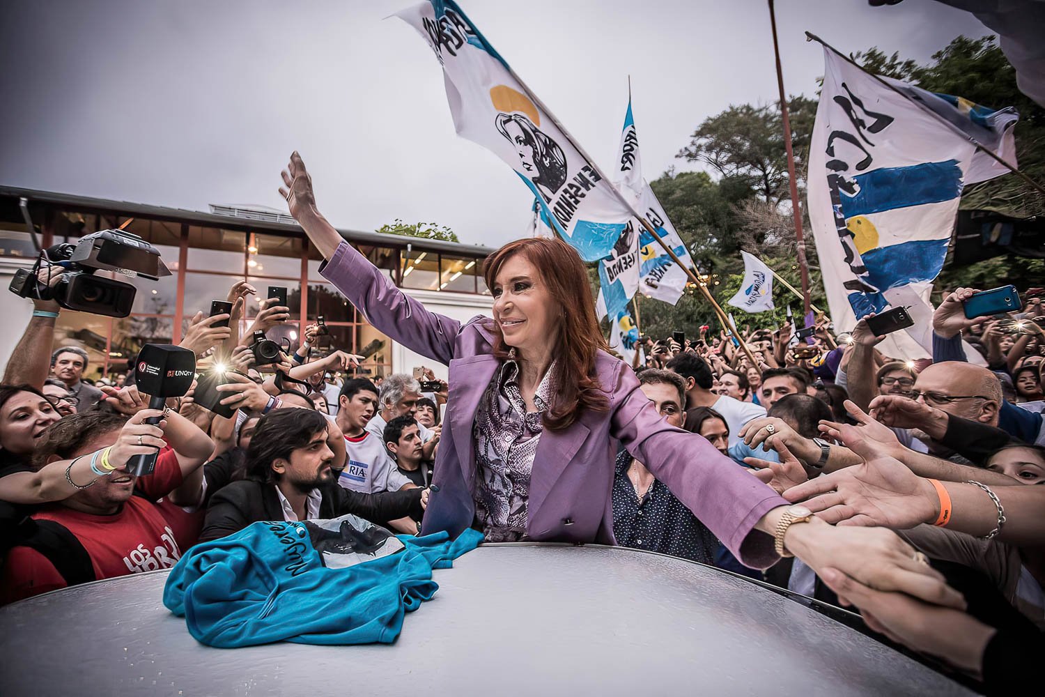 Fotografía de Estanislao Santos: Fotos de Cristina Fernández y Néstor Kirchner