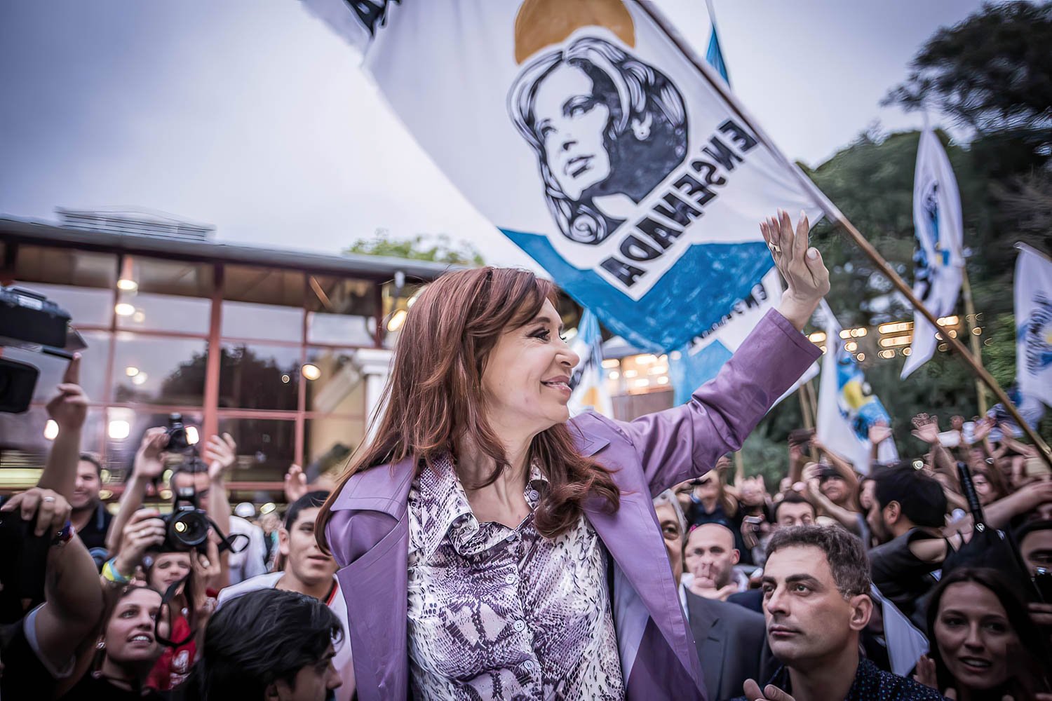 Fotografía de Estanislao Santos: Fotos de Cristina Fernández y Néstor Kirchner