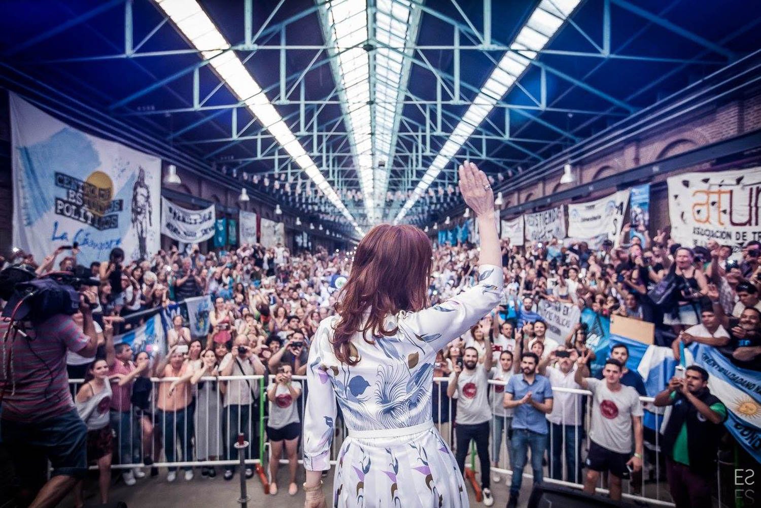 Fotografía de Estanislao Santos: Fotos de Cristina Fernández y Néstor Kirchner