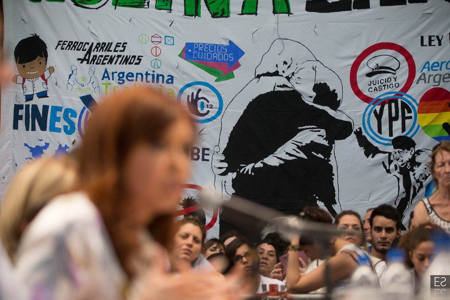 Fotografía de Estanislao Santos: Fotos de Cristina Fernández y Néstor Kirchner