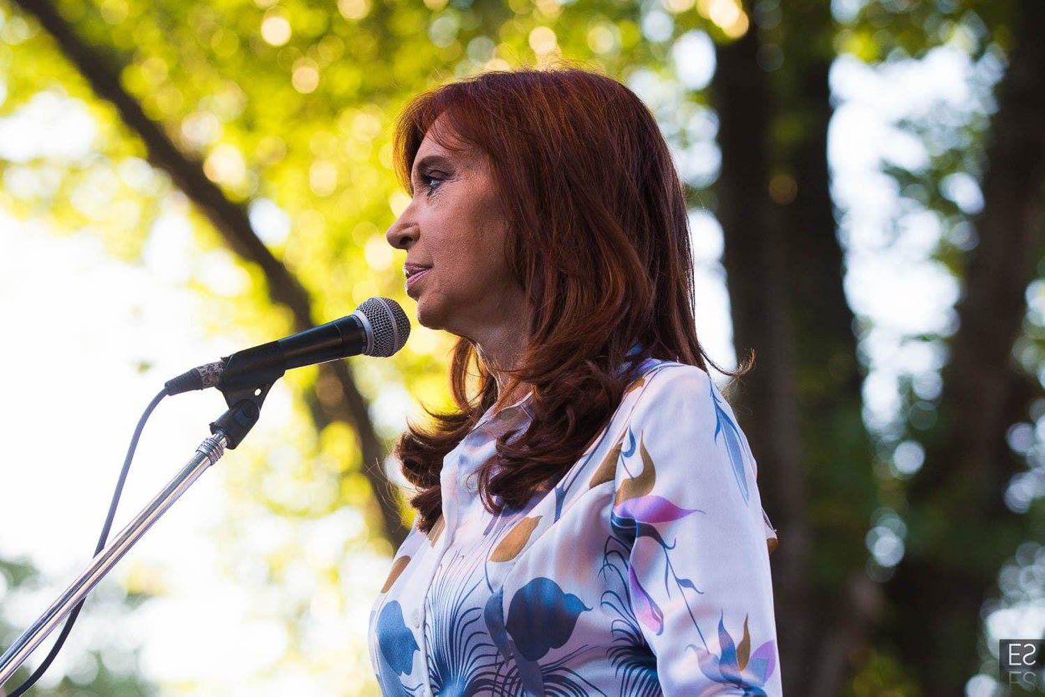 Fotografía de Estanislao Santos: Fotos de Cristina Fernández y Néstor Kirchner