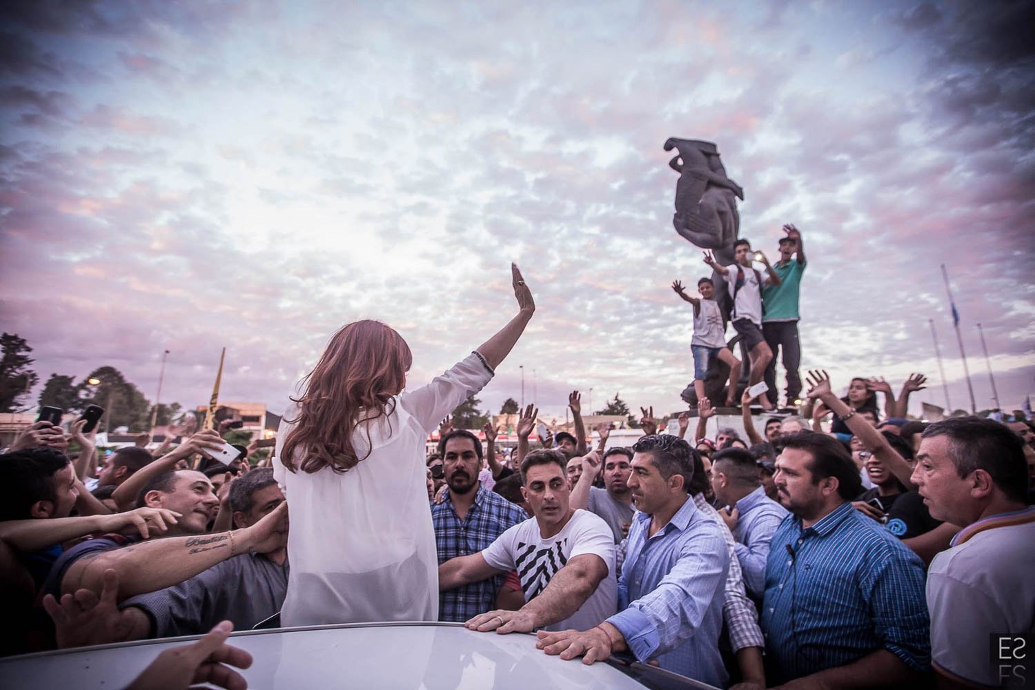Fotografía de Estanislao Santos: Fotos de Cristina Fernández y Néstor Kirchner