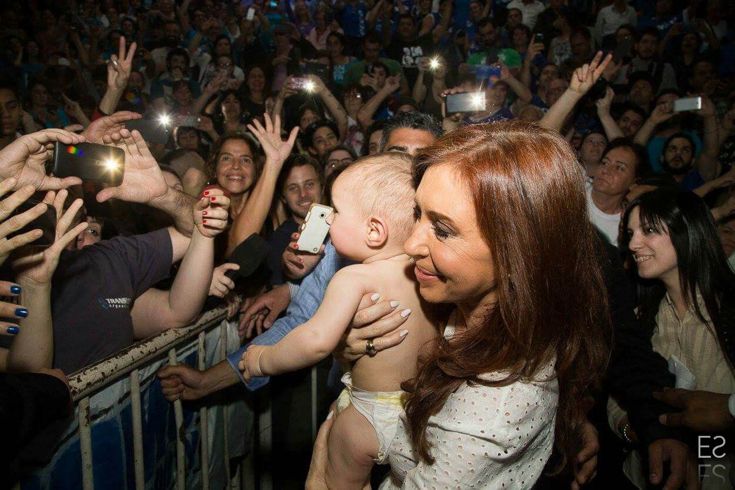 Fotografía de Estanislao Santos: Fotos de Cristina Fernández y Néstor Kirchner