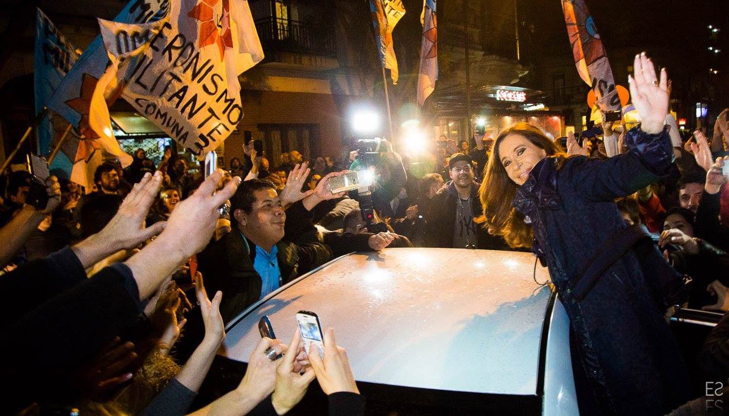Fotografía de Estanislao Santos: Fotos de Cristina Fernández y Néstor Kirchner