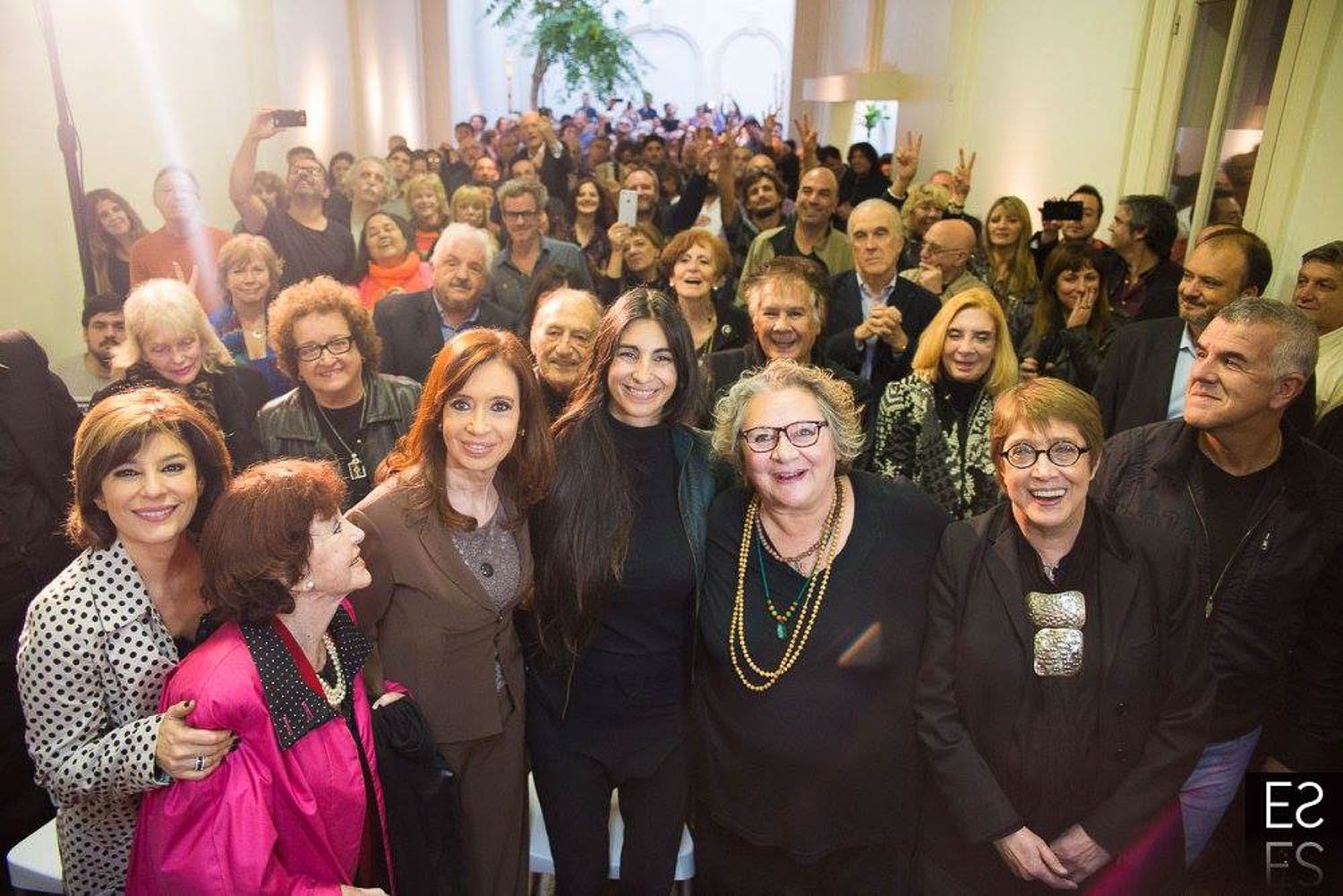 Fotografía de Estanislao Santos: Fotos de Cristina Fernández y Néstor Kirchner