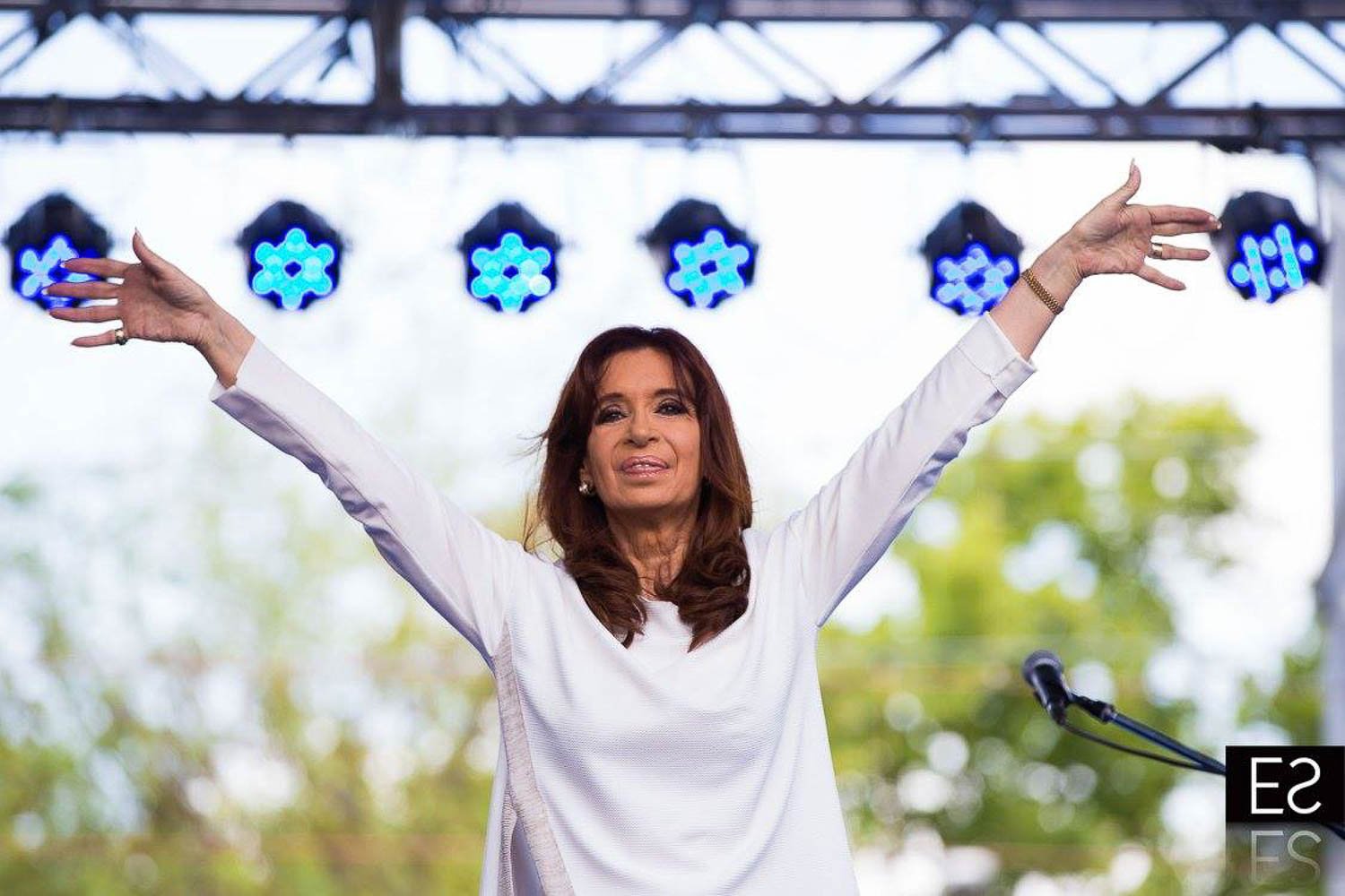 Fotografía de Estanislao Santos: Fotos de Cristina Fernández y Néstor Kirchner