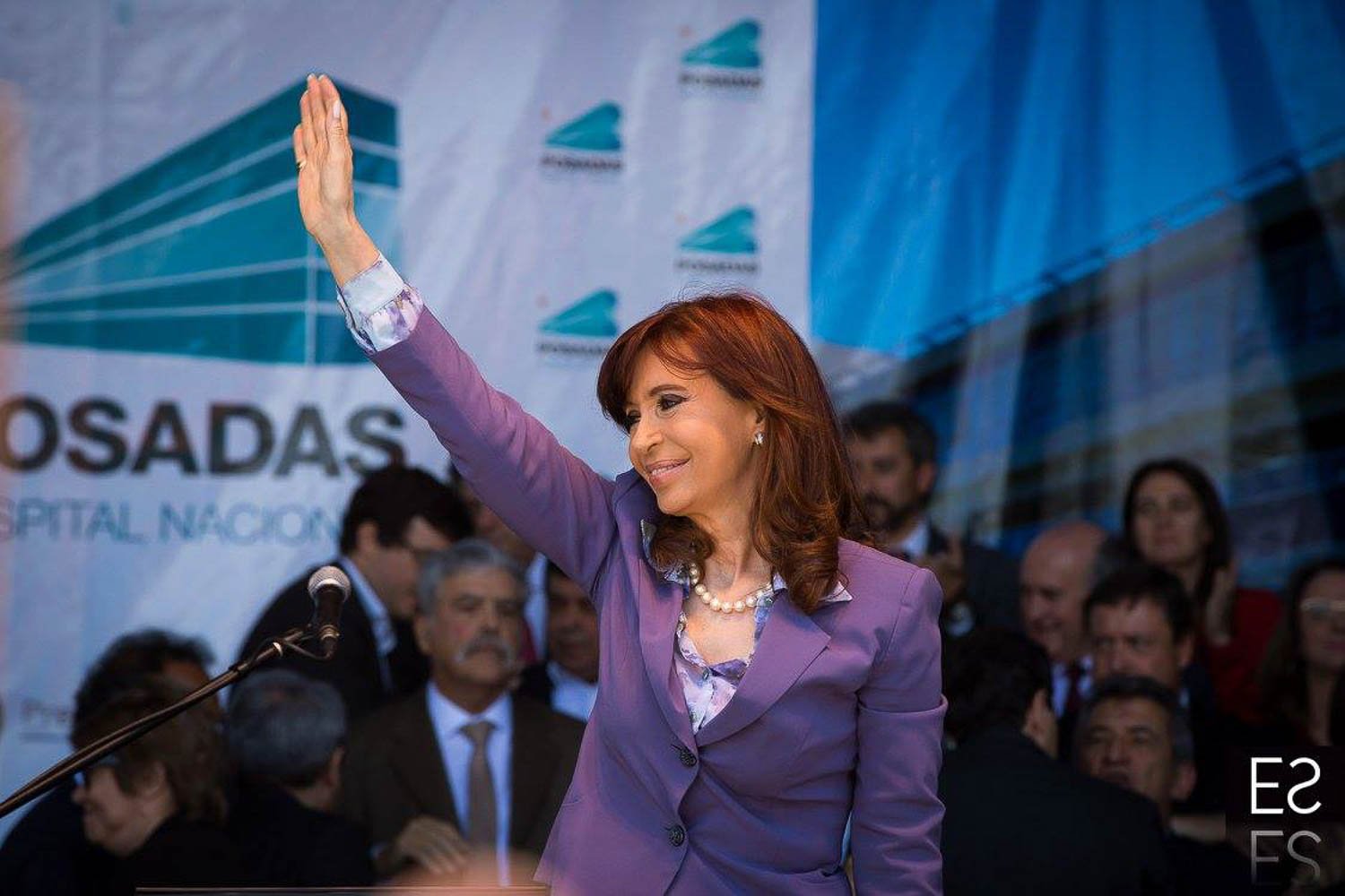 Fotografía de Estanislao Santos: Fotos de Cristina Fernández y Néstor Kirchner