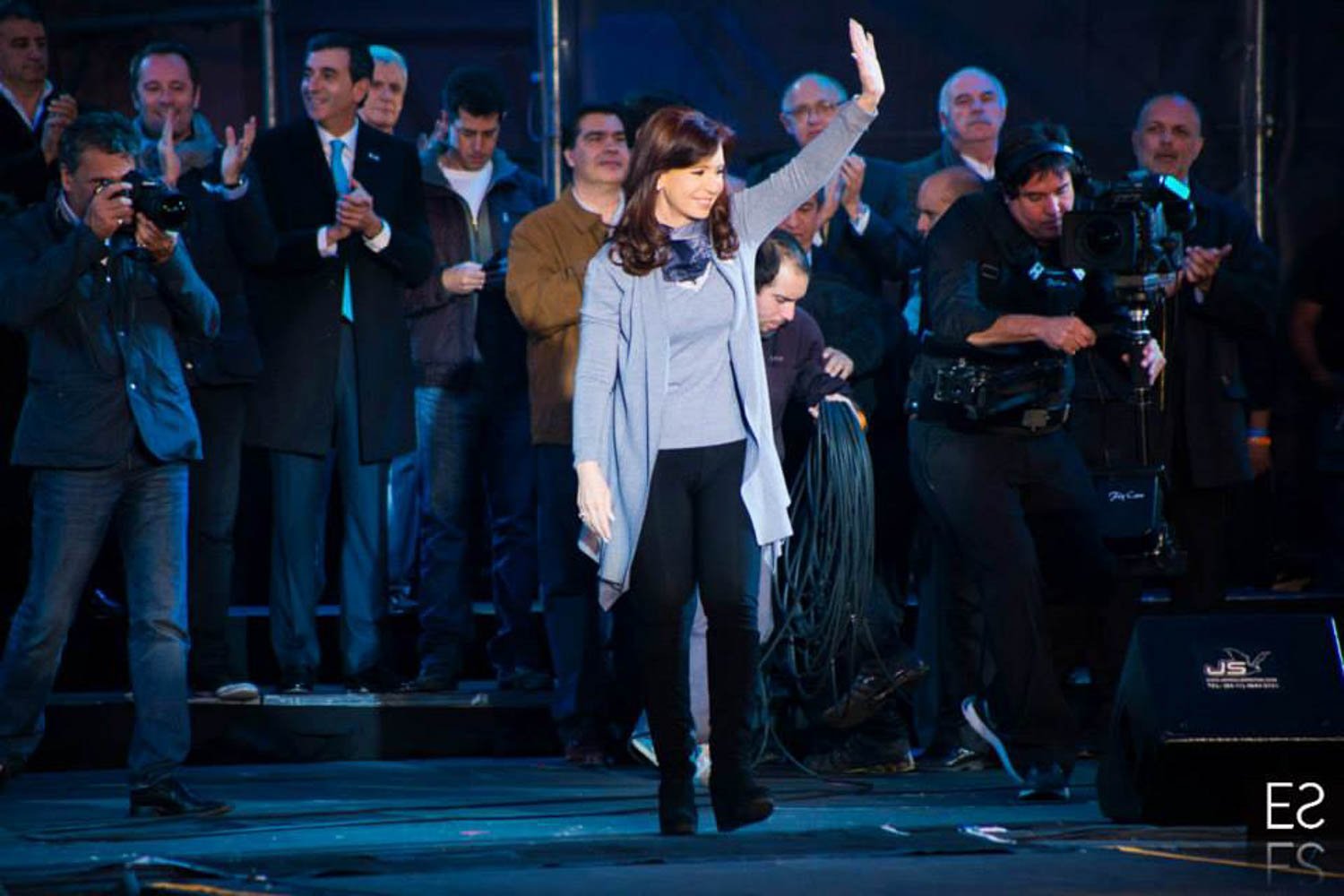 Fotografía de Estanislao Santos: Fotos de Cristina Fernández y Néstor Kirchner