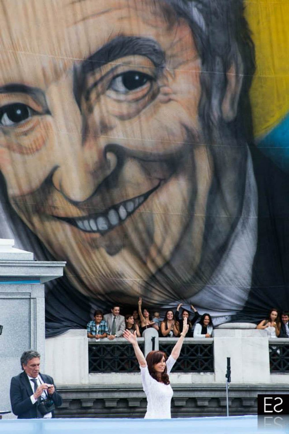 Fotografía de Estanislao Santos: Fotos de Cristina Fernández y Néstor Kirchner