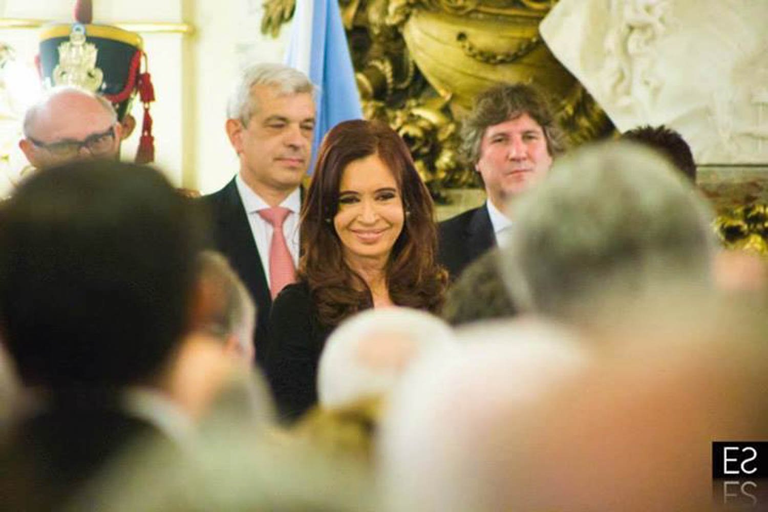 Fotografía de Estanislao Santos: Fotos de Cristina Fernández y Néstor Kirchner