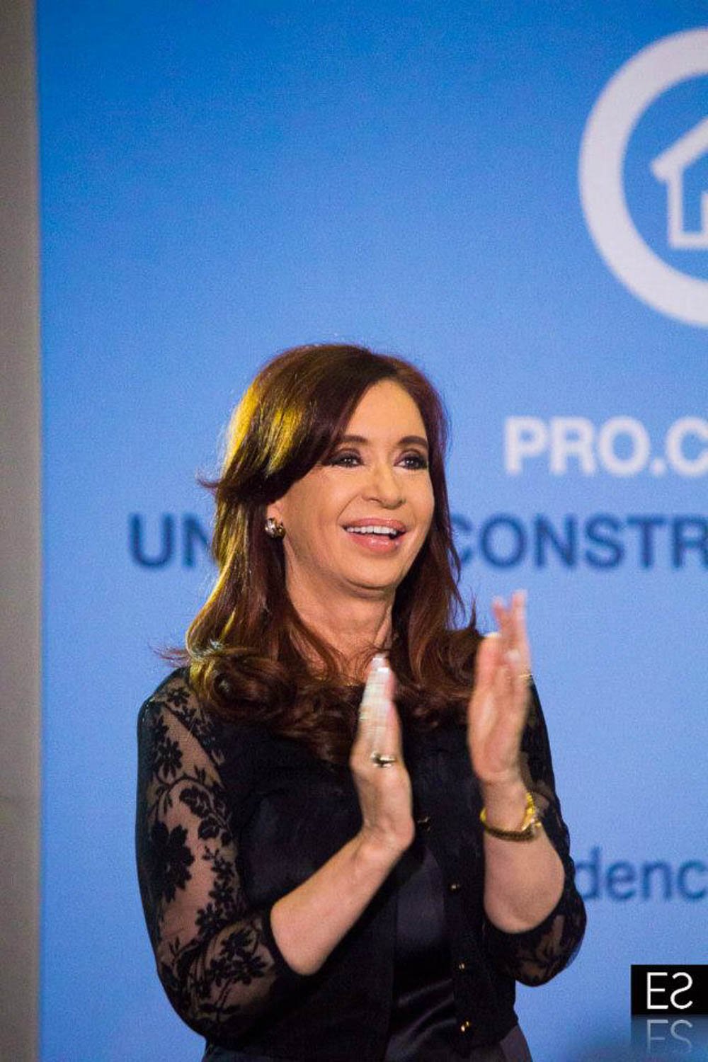 Fotografía de Estanislao Santos: Fotos de Cristina Fernández y Néstor Kirchner