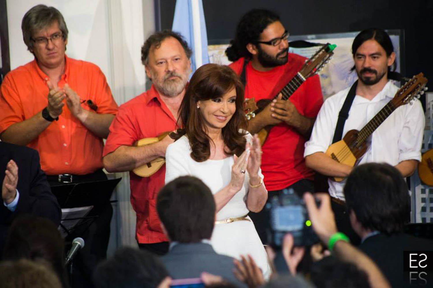 Fotografía de Estanislao Santos: Fotos de Cristina Fernández y Néstor Kirchner