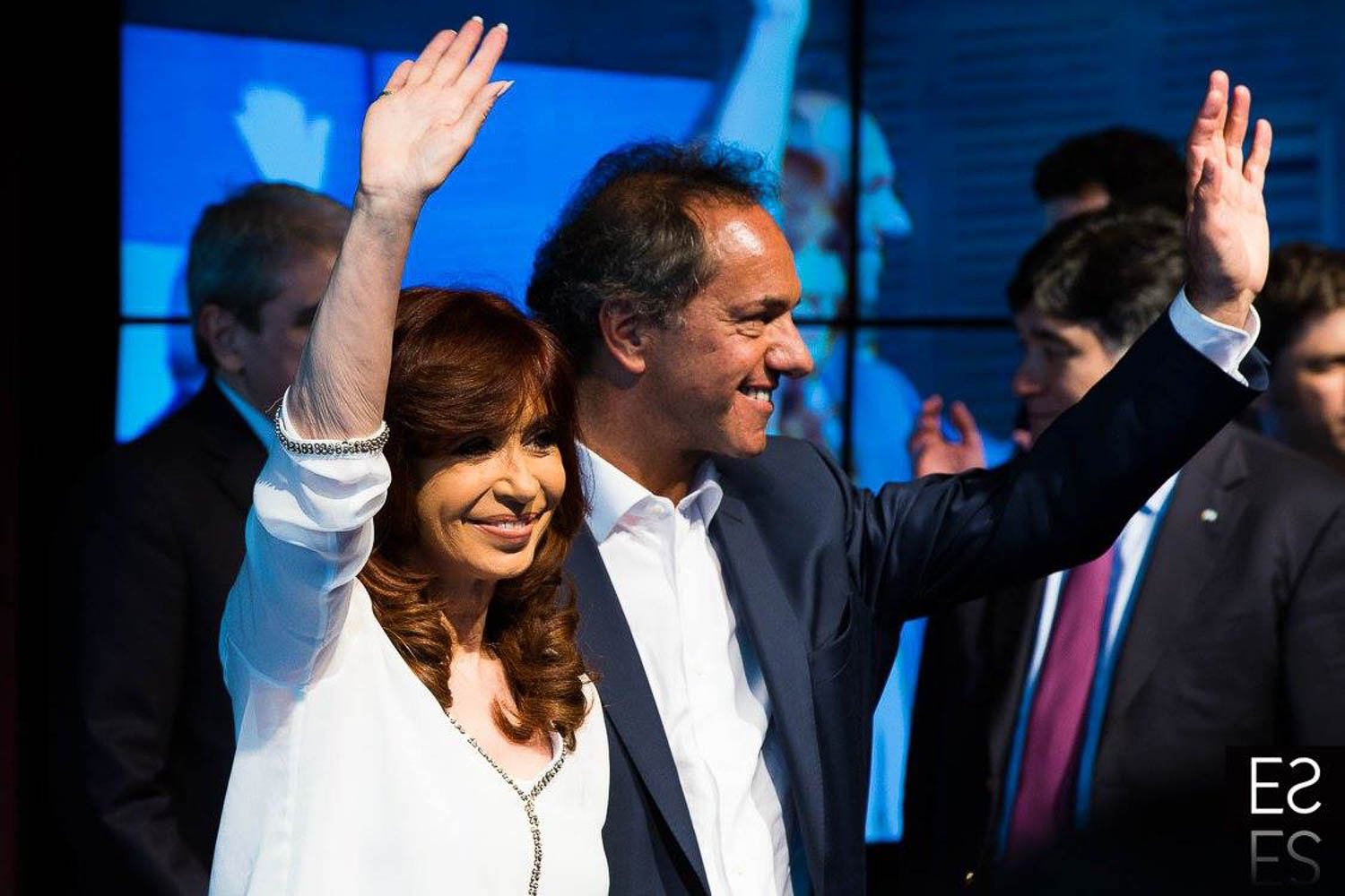 Fotografía de Estanislao Santos: Fotos de Cristina Fernández y Néstor Kirchner